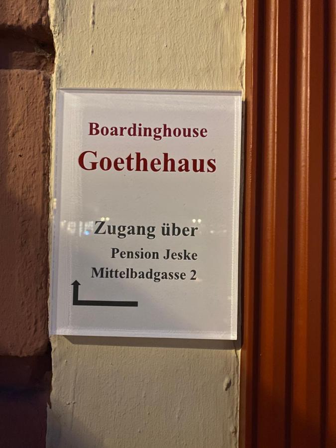 Apartament Boardinghouse Goethehaus Heidelberg Zewnętrze zdjęcie